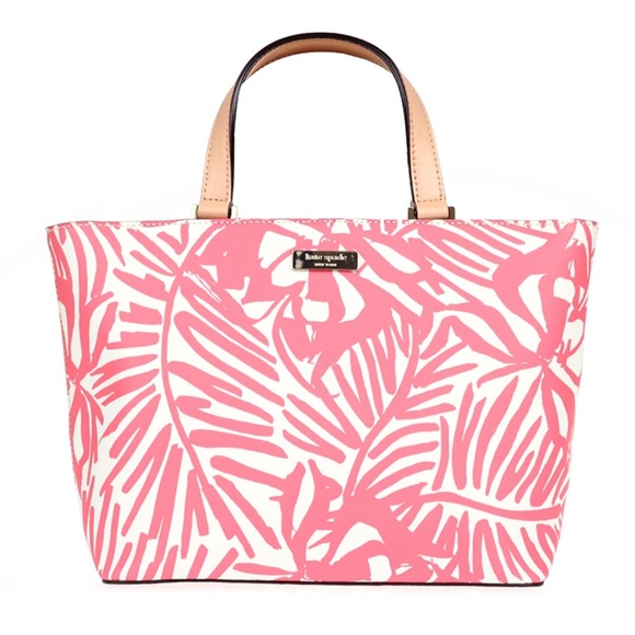kate spade Handbags - Kate Spade Palm Grant Street Jules Coral Tote